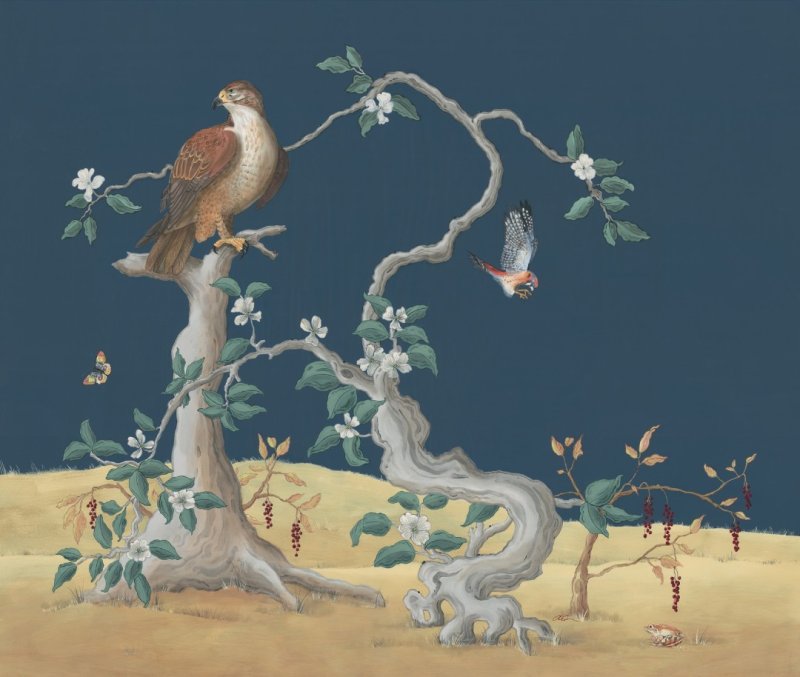 “Seize the Prey,” oil by Allison Cosmos.